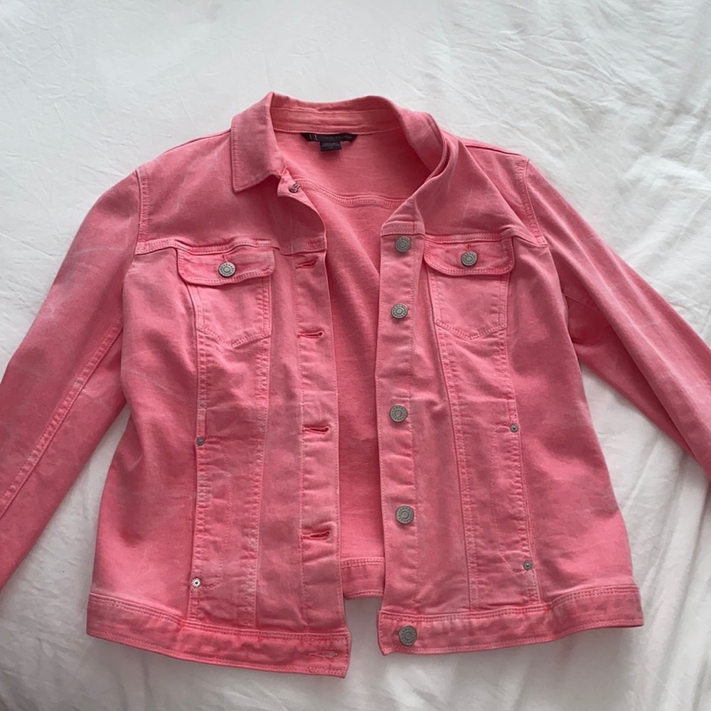 Armani Pink Jean Jacket